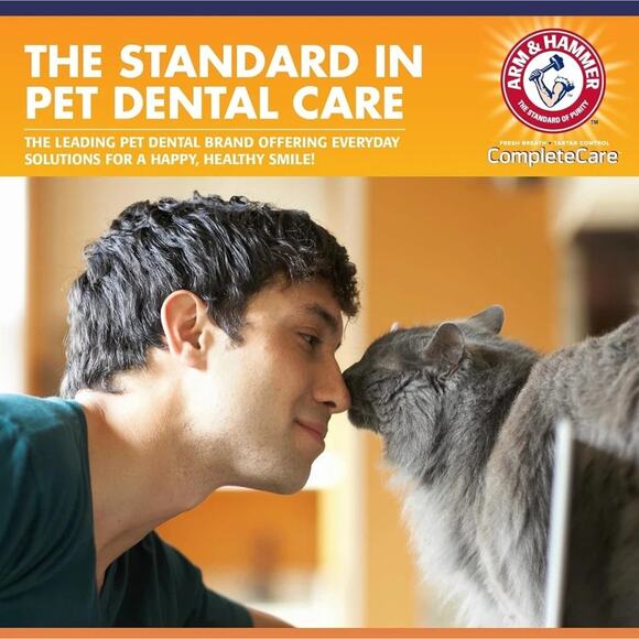 New Sealed Lot of 2 Arm & Hammer Complete Care Fresh Dental Water for Cats 8oz - Picture 3 of 6
